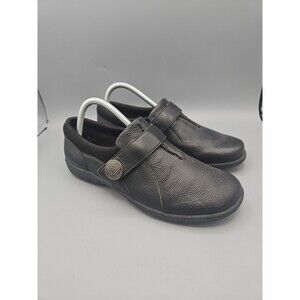 Abeo Smart 3540 Women's Slip On Loafers Shoes Size 9 Leather Black Comfort